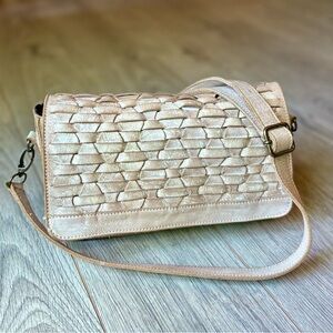 Bed Stu Cream Crossbody Bag